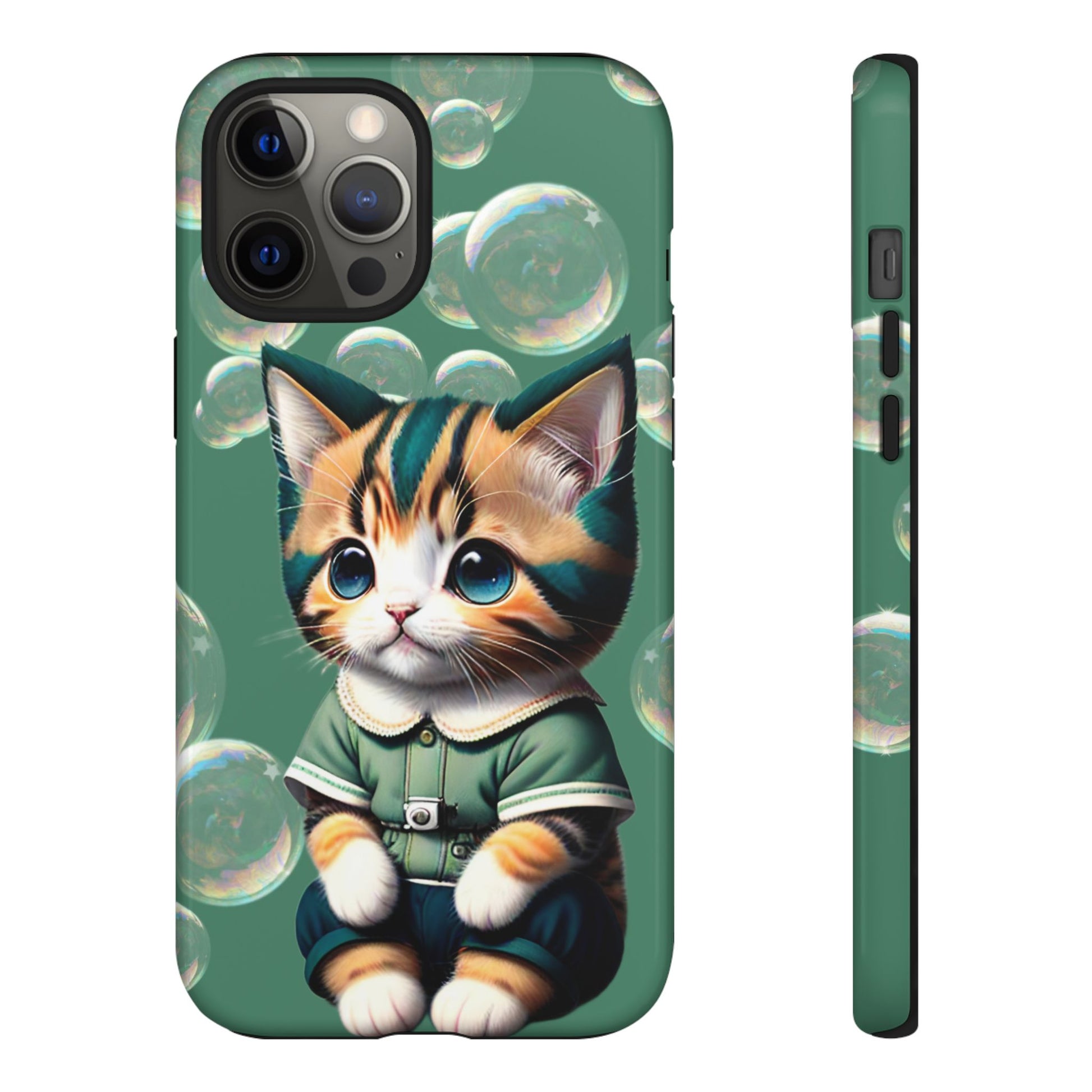 Cute Green Kitten Phone Case - Viva Phone Boutique 