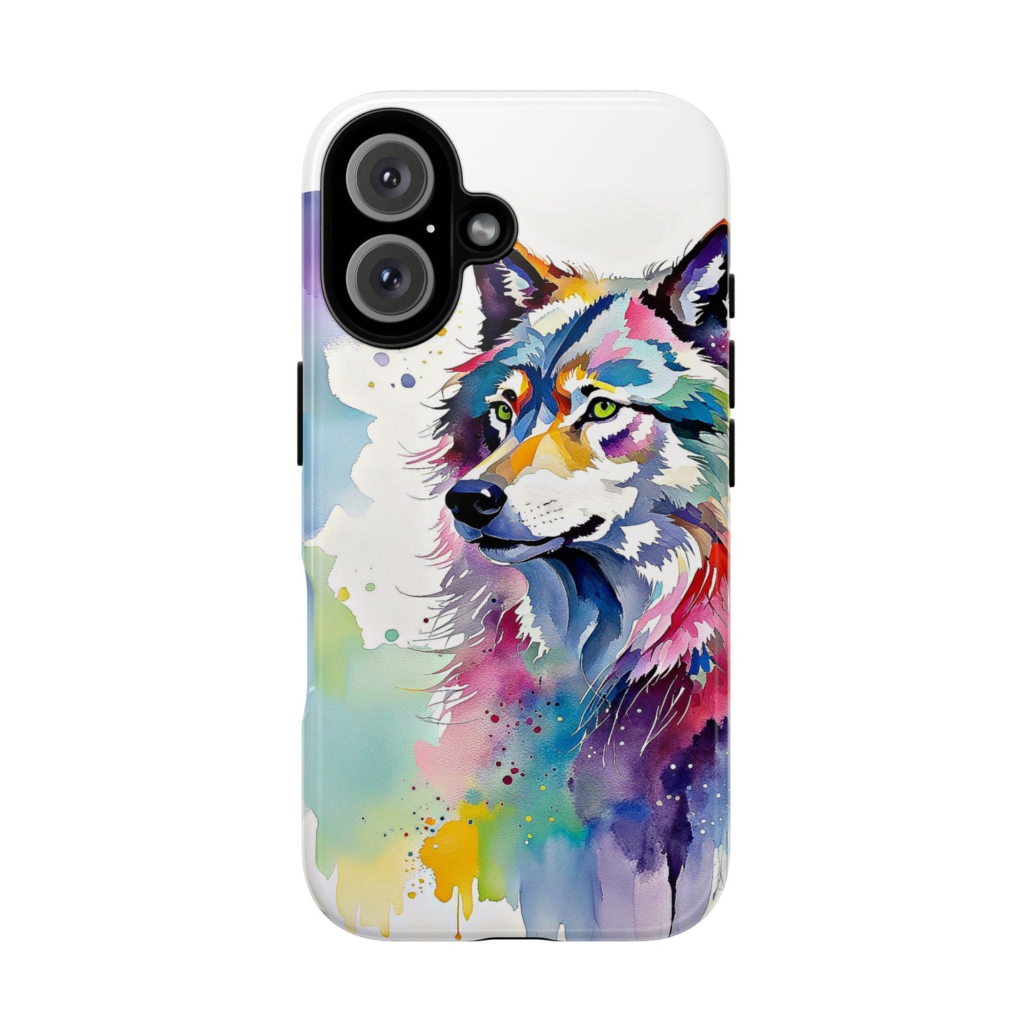 Watercolor Wolf Phone Case