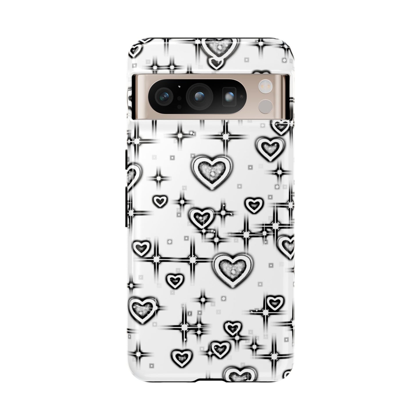 Sketch Hearts Phone Case