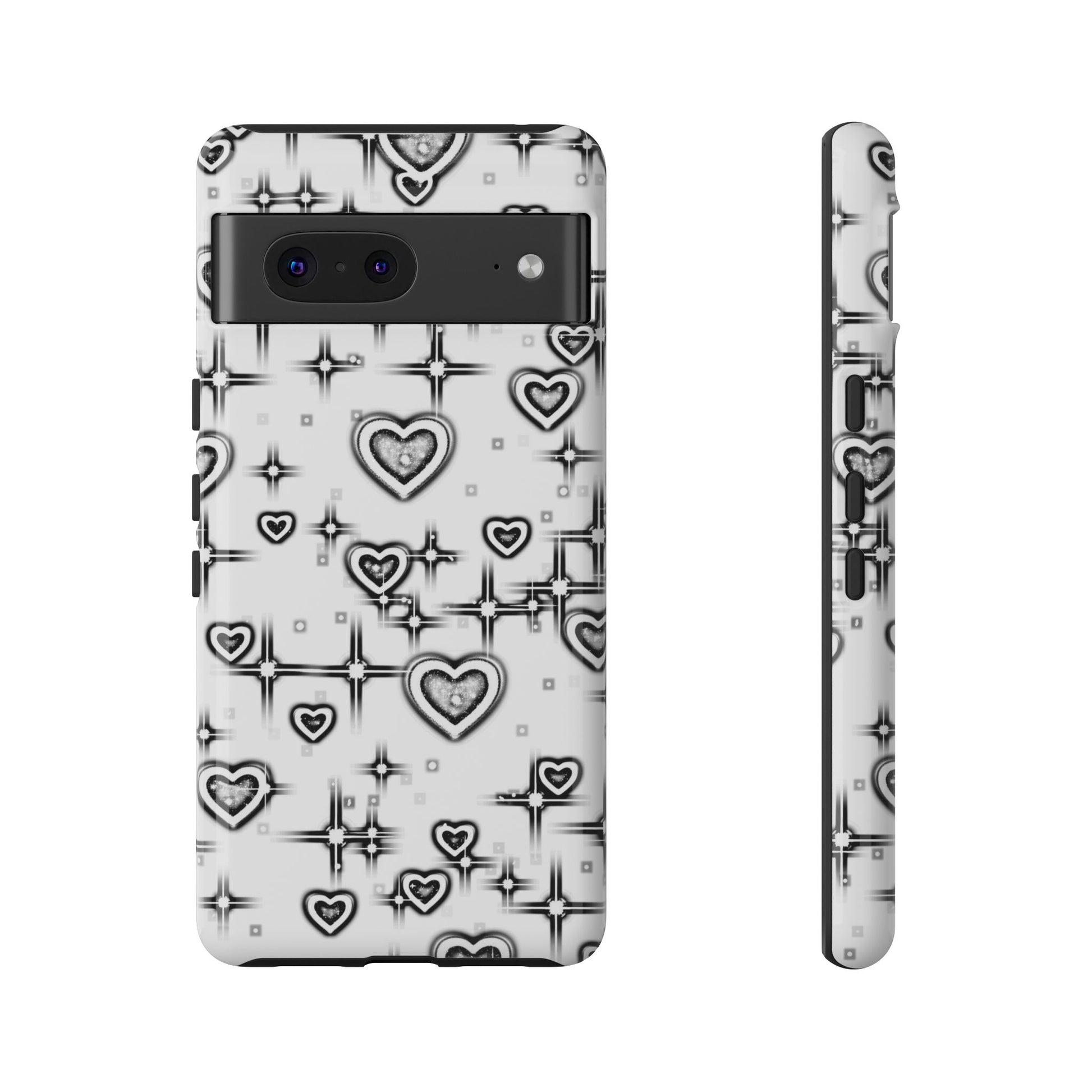 Sketch Hearts Phone Case - Viva Phone Boutique 