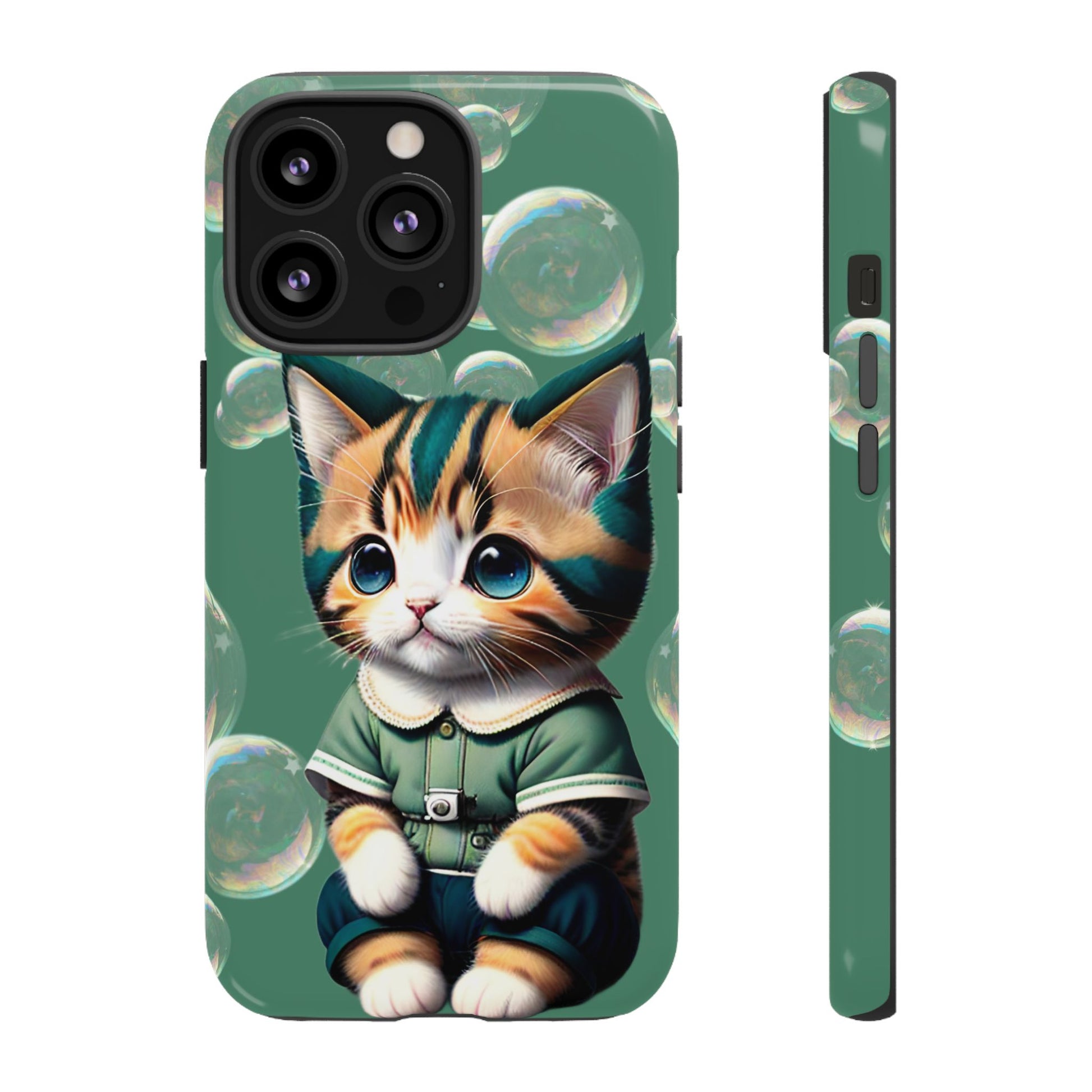 Cute Green Kitten Phone Case - Viva Phone Boutique 