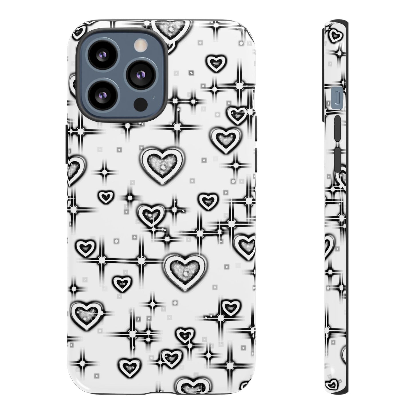 Sketch Hearts Phone Case - Viva Phone Boutique 