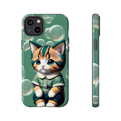 Cute Green Kitten Phone Case - Viva Phone Boutique 