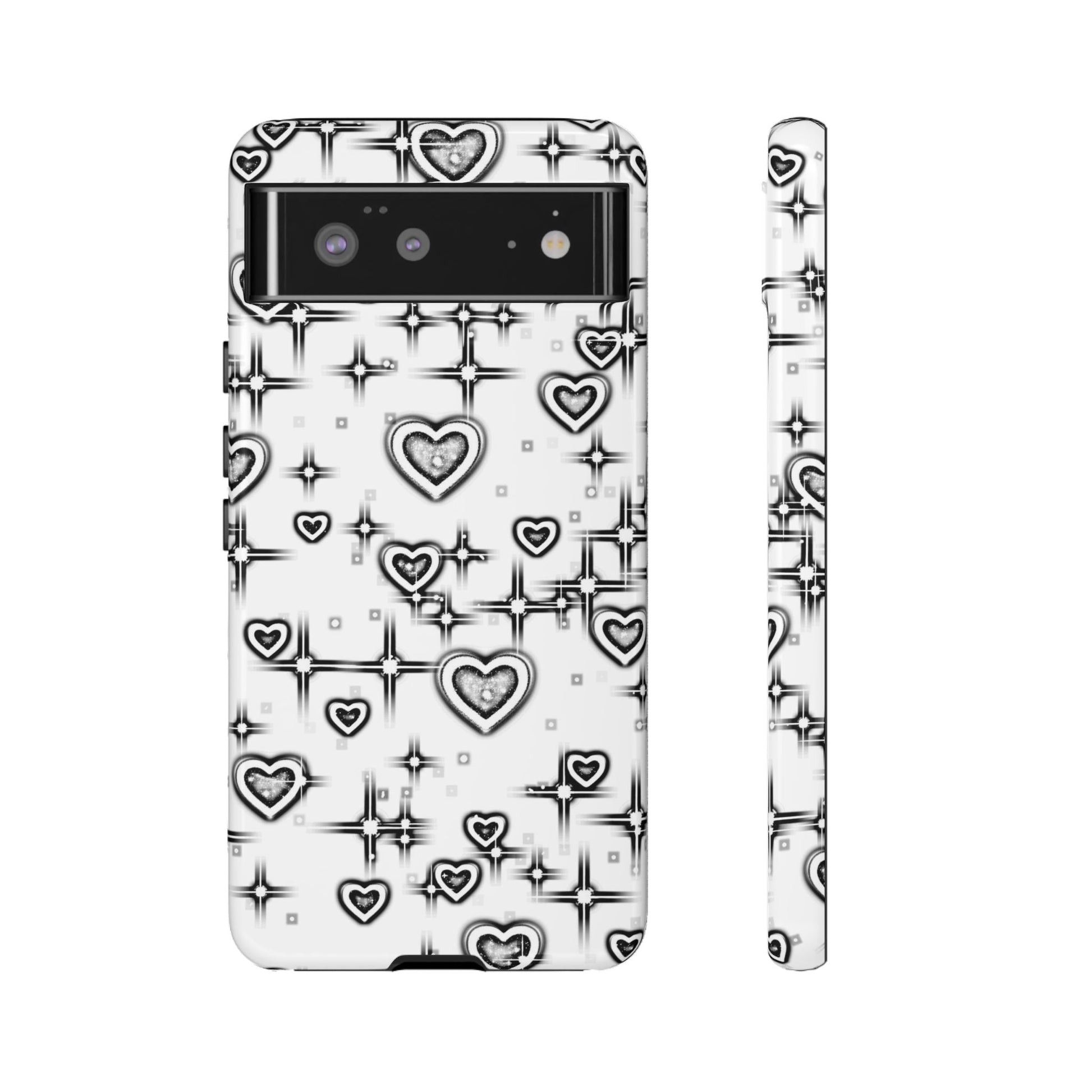 Sketch Hearts Phone Case - Viva Phone Boutique 