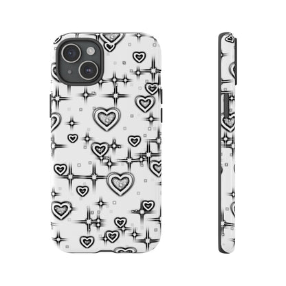 Sketch Hearts Phone Case - Viva Phone Boutique 