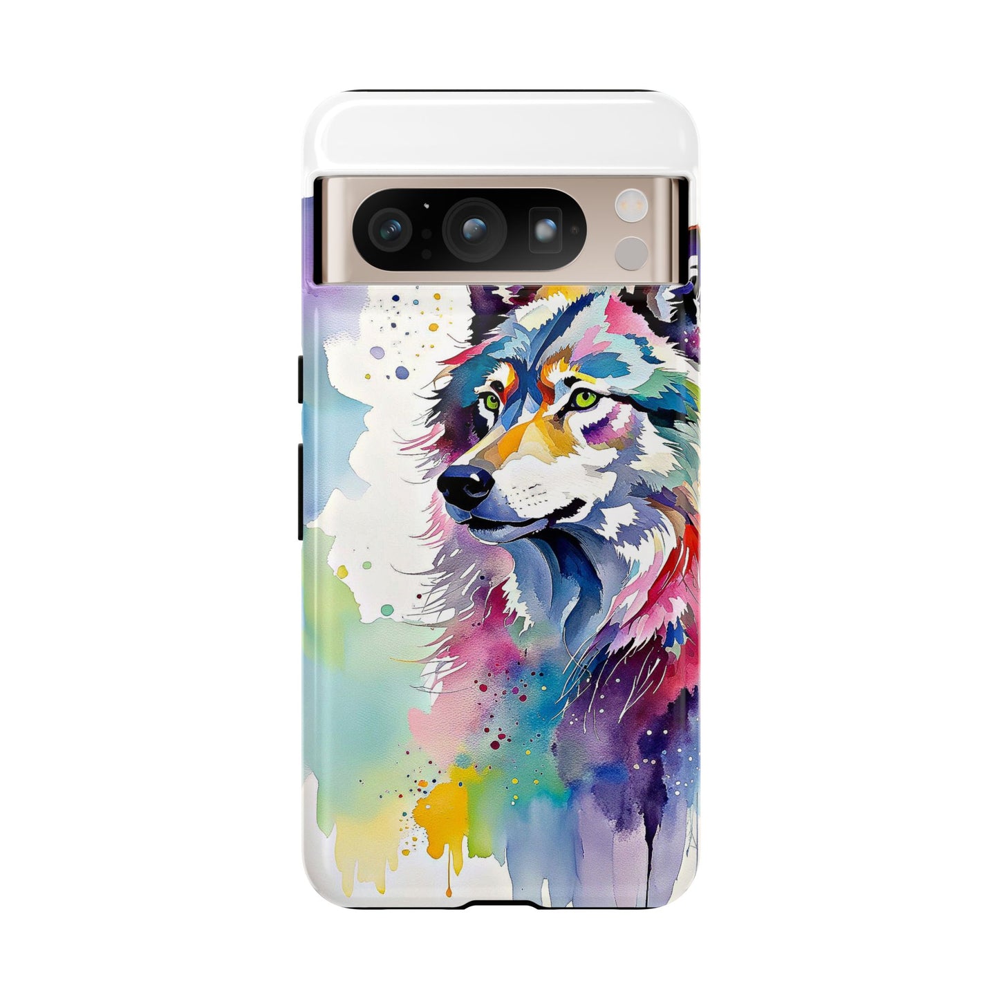 Watercolor Wolf Phone Case