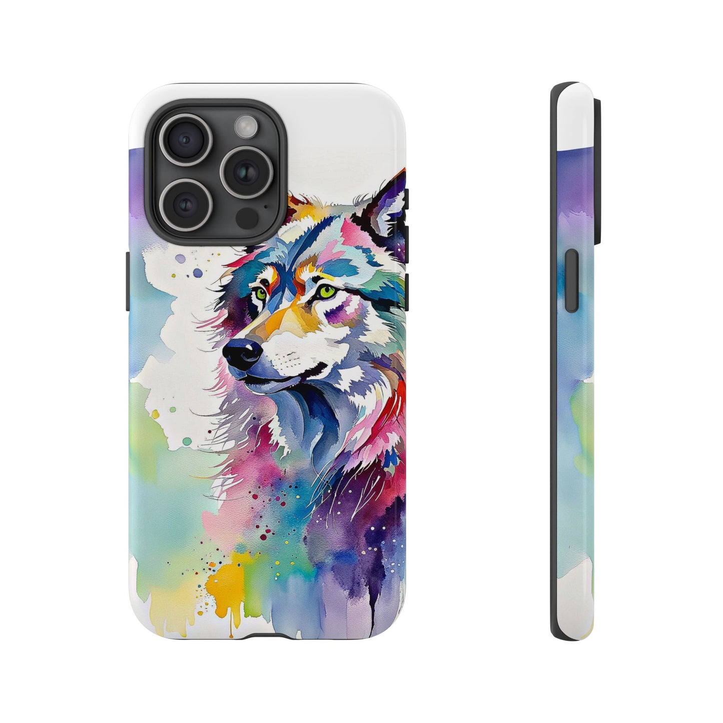 Watercolor Wolf Phone Case - Viva Phone Boutique 