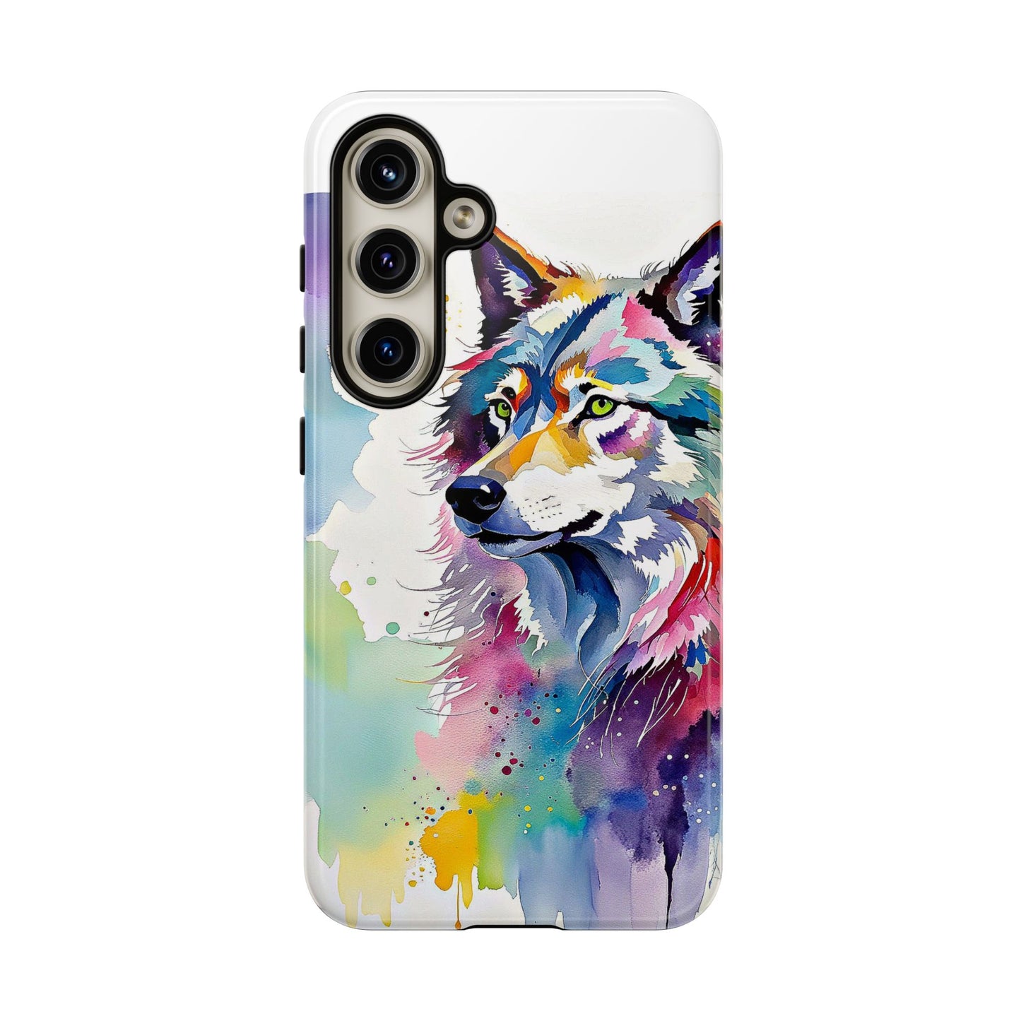 Watercolor Wolf Phone Case