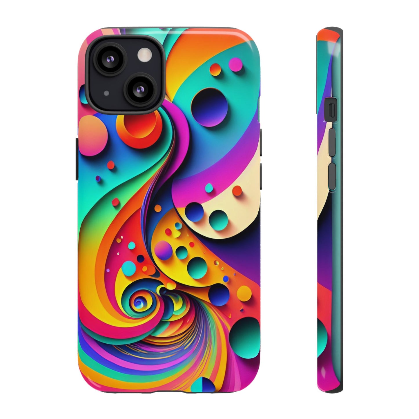 Trippy and Colorful Bubble Design Phone Case - Viva Phone Boutique 