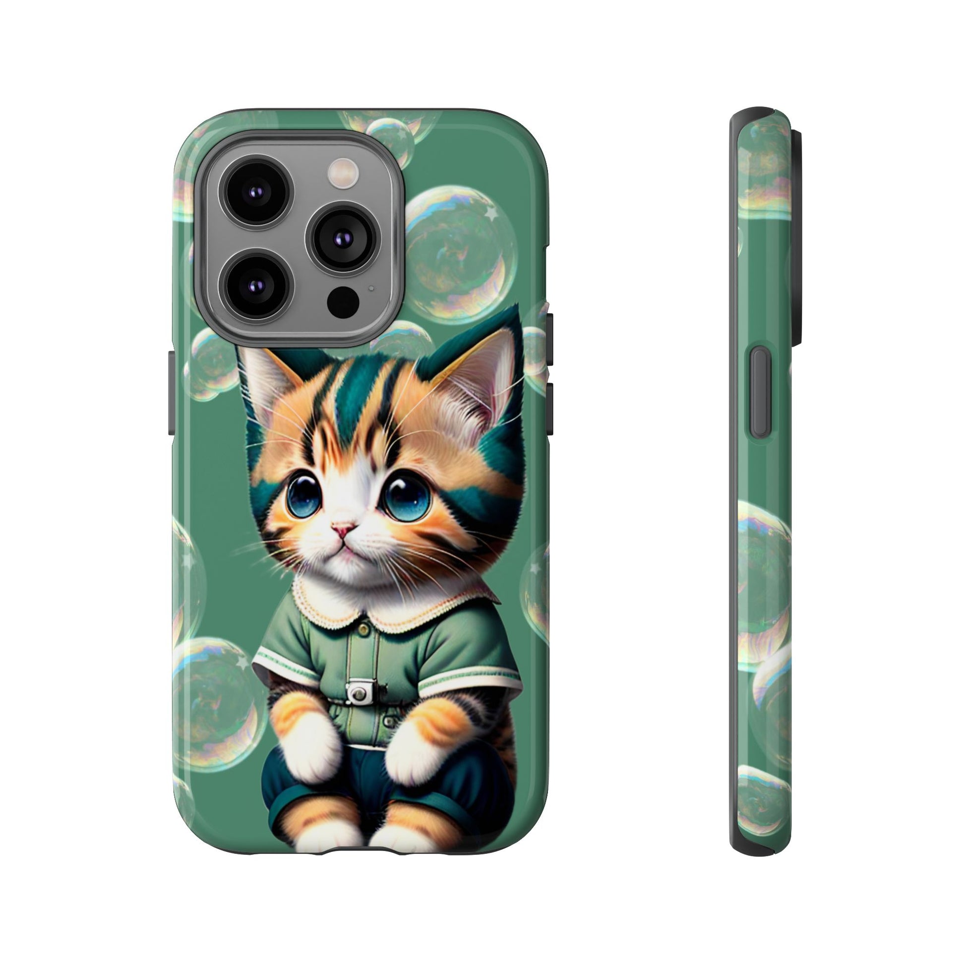 Cute Green Kitten Phone Case - Viva Phone Boutique 