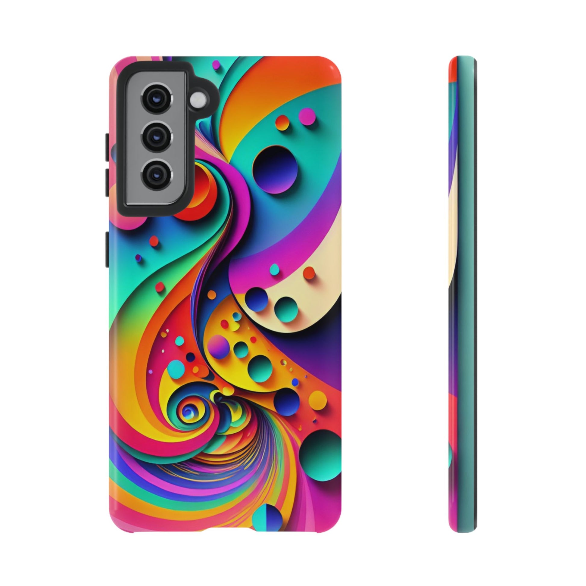 Trippy and Colorful Bubble Design Phone Case - Viva Phone Boutique 