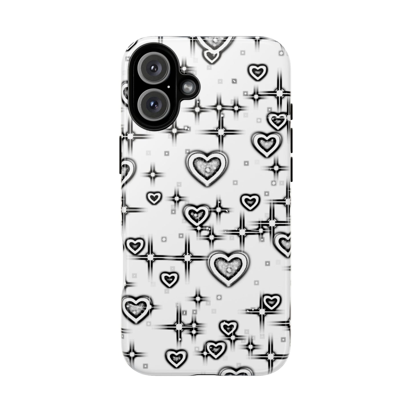 Sketch Hearts Phone Case