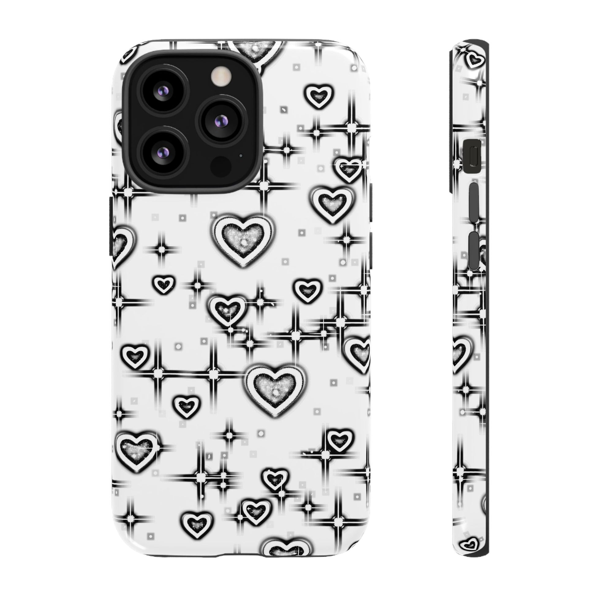 Sketch Hearts Phone Case - Viva Phone Boutique 