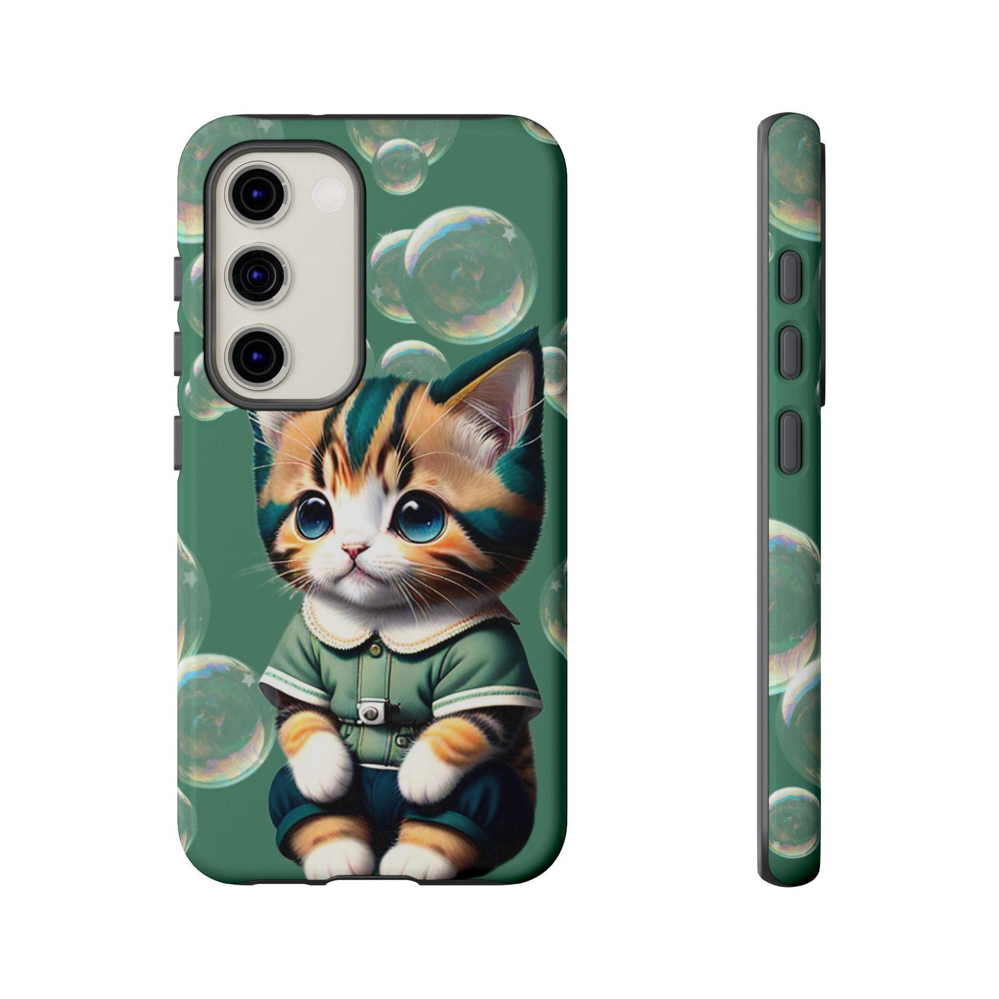 Cute Green Kitten Phone Case - Viva Phone Boutique 
