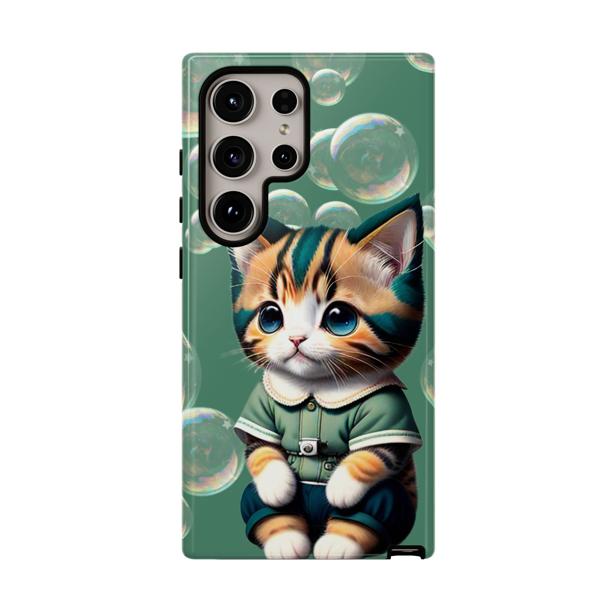 Cute Green Kitten Phone Case - Viva Phone Boutique 