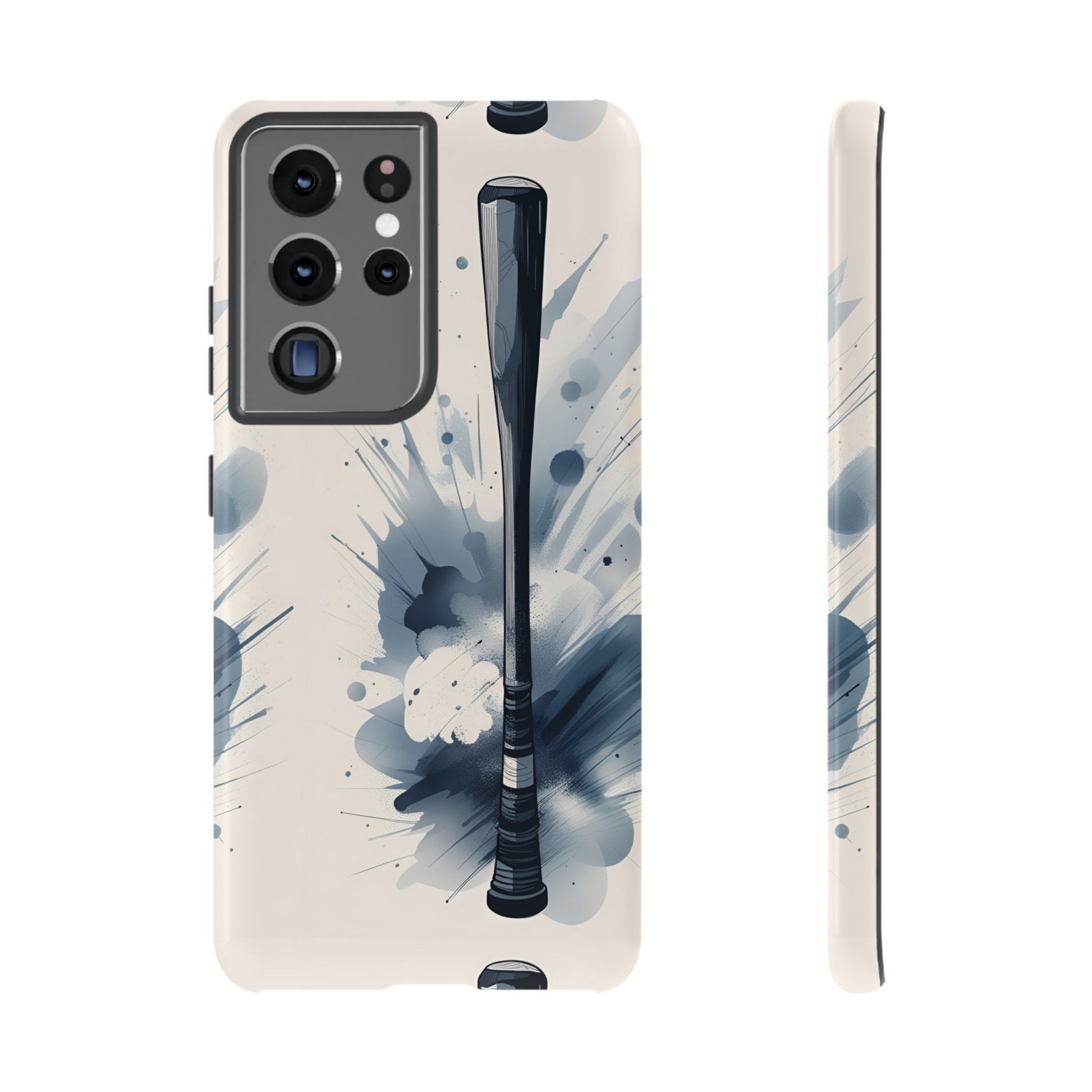 Ink Style Baseball Bat Phone Case Case - Viva Phone Boutique 