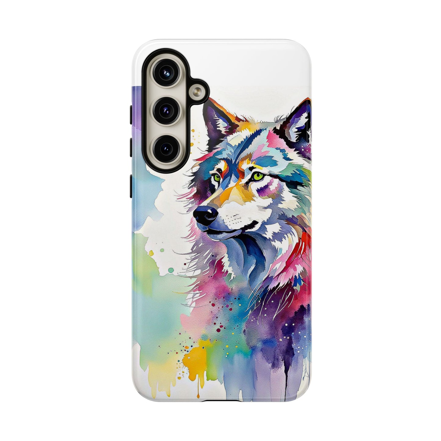 Watercolor Wolf Phone Case