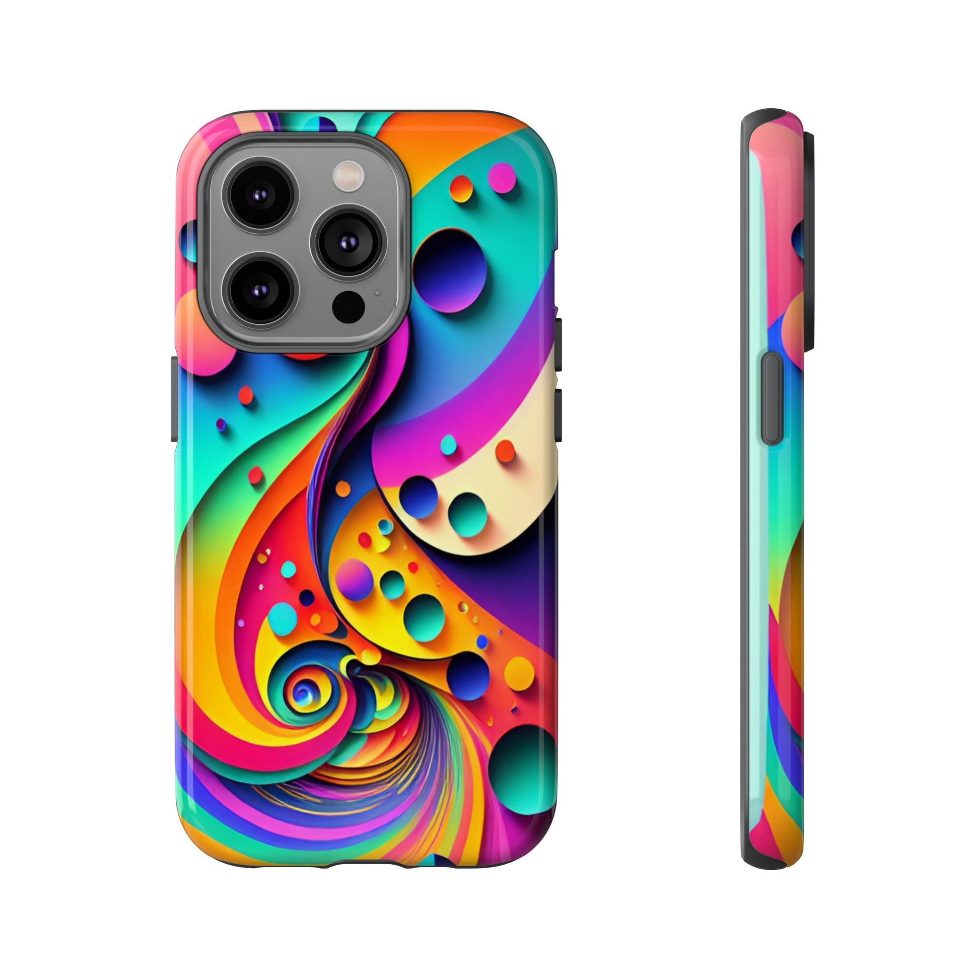 Trippy and Colorful Bubble Design Phone Case - Viva Phone Boutique 
