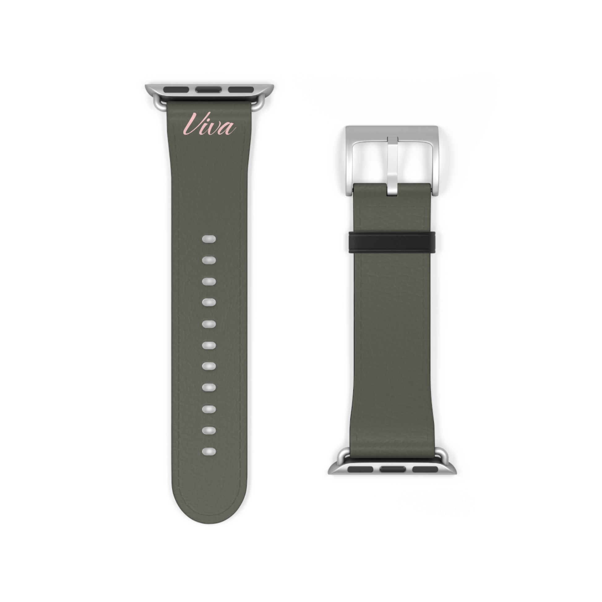 Vintage Green Faux Leather Apple Watch Band - Viva Phone Boutique 