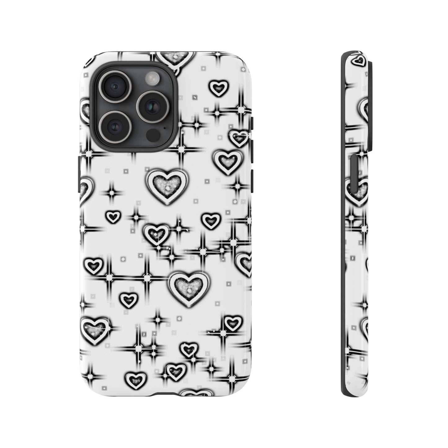 Sketch Hearts Phone Case - Viva Phone Boutique 