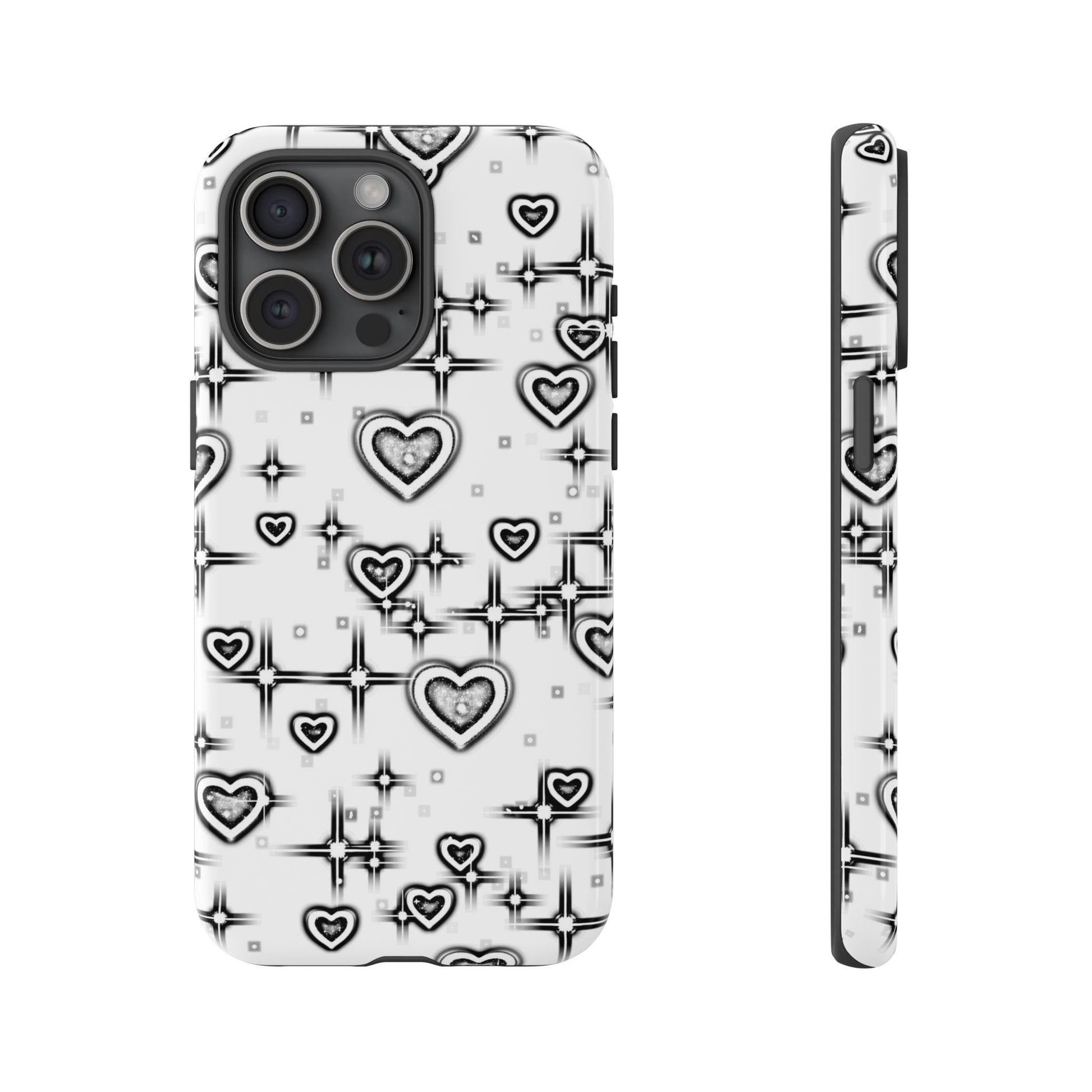 Sketch Hearts Phone Case - Viva Phone Boutique 