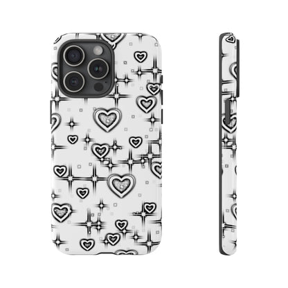 Sketch Hearts Phone Case - Viva Phone Boutique 