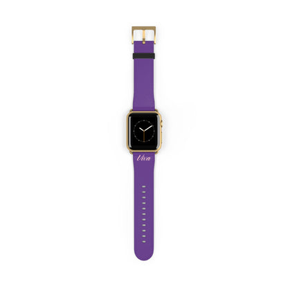 True Purple Faux Leather Apple Watch Band - Viva Phone Boutique 