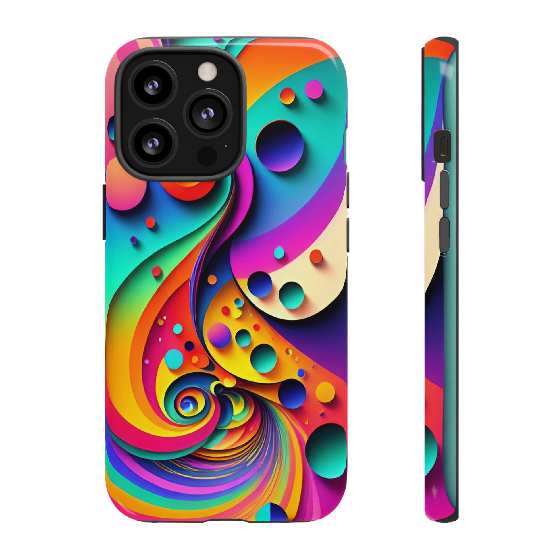 Trippy and Colorful Bubble Design Phone Case - Viva Phone Boutique 