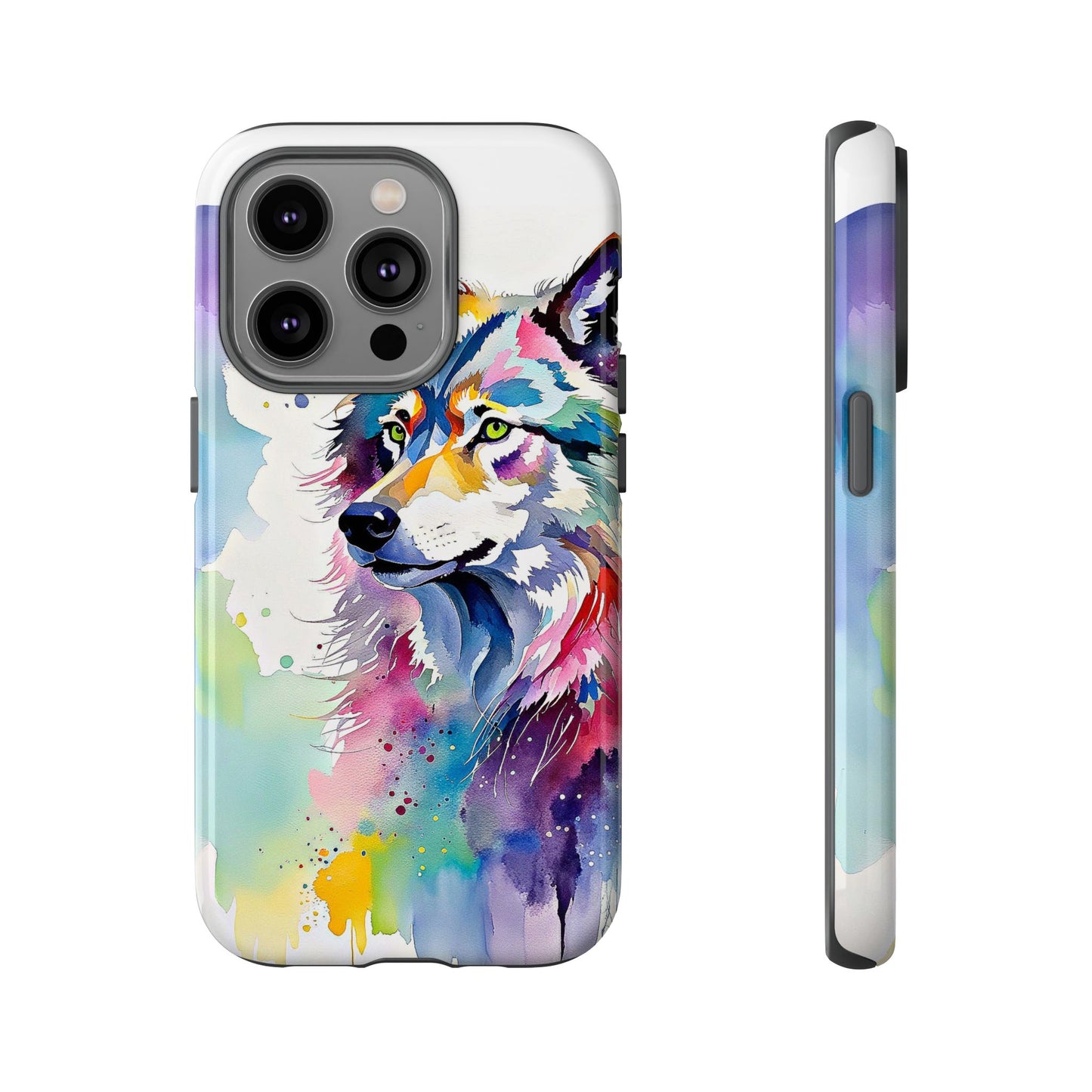 Watercolor Wolf Phone Case - Viva Phone Boutique 
