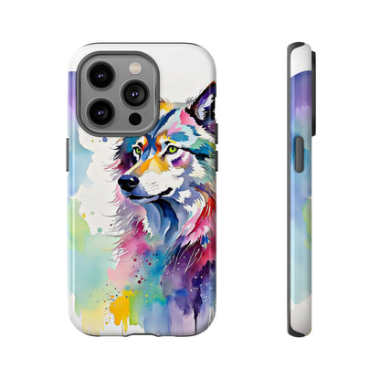 Watercolor Wolf Phone Case - Viva Phone Boutique 