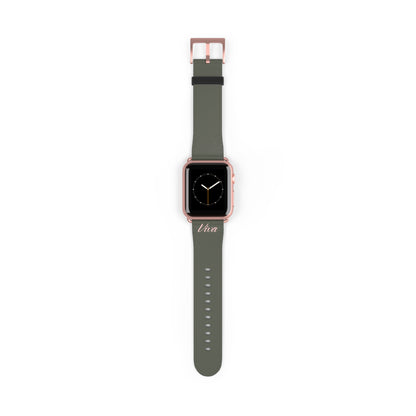 Vintage Green Faux Leather Apple Watch Band - Viva Phone Boutique 