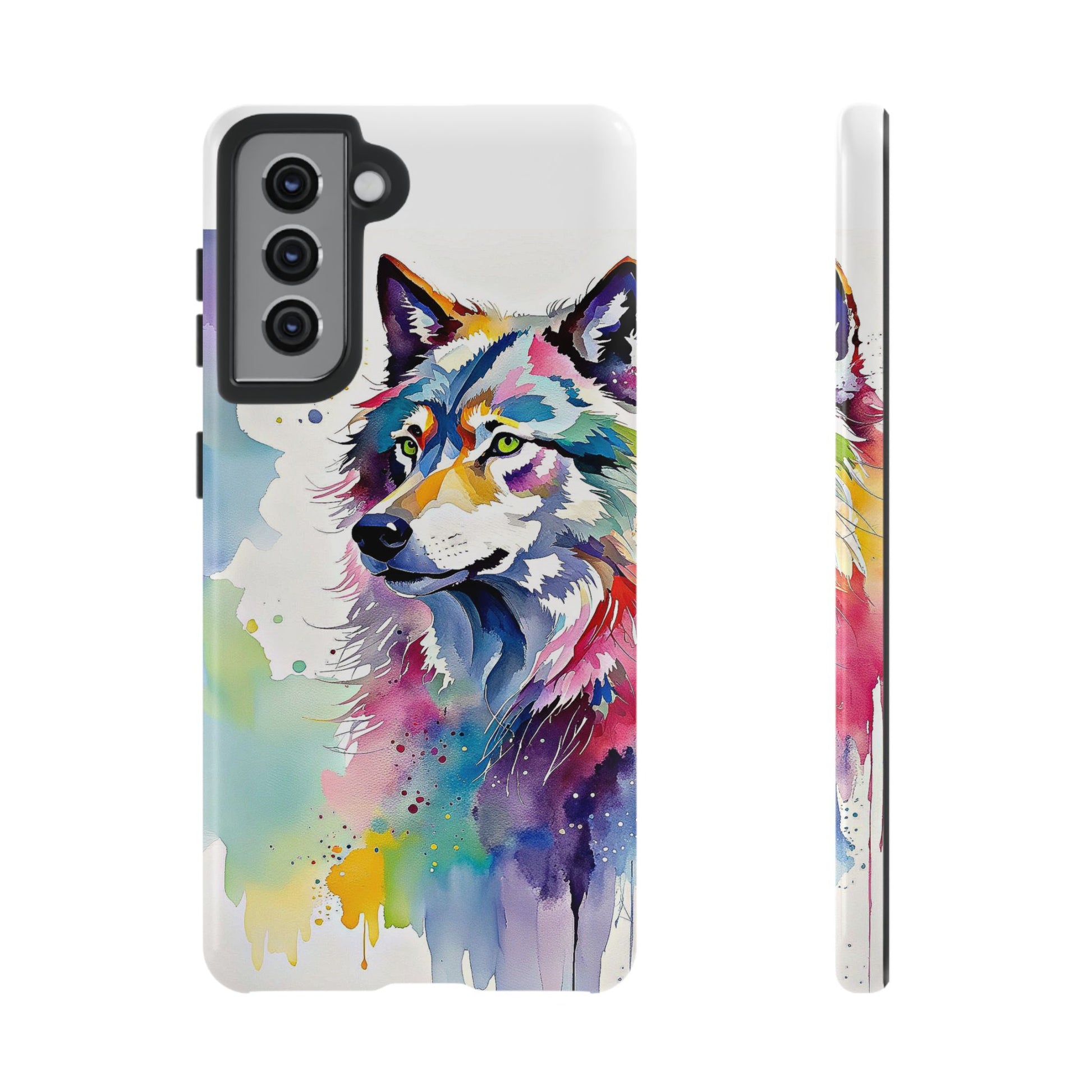 Watercolor Wolf Phone Case - Viva Phone Boutique 