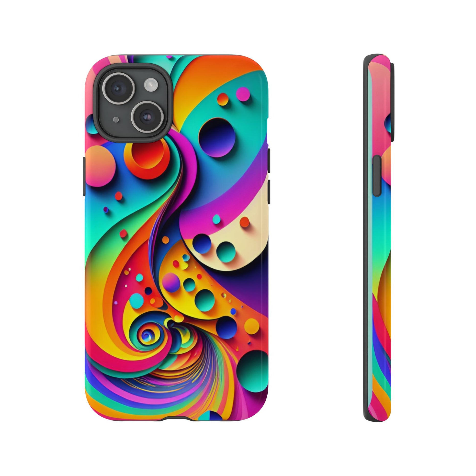 Trippy and Colorful Bubble Design Phone Case - Viva Phone Boutique 