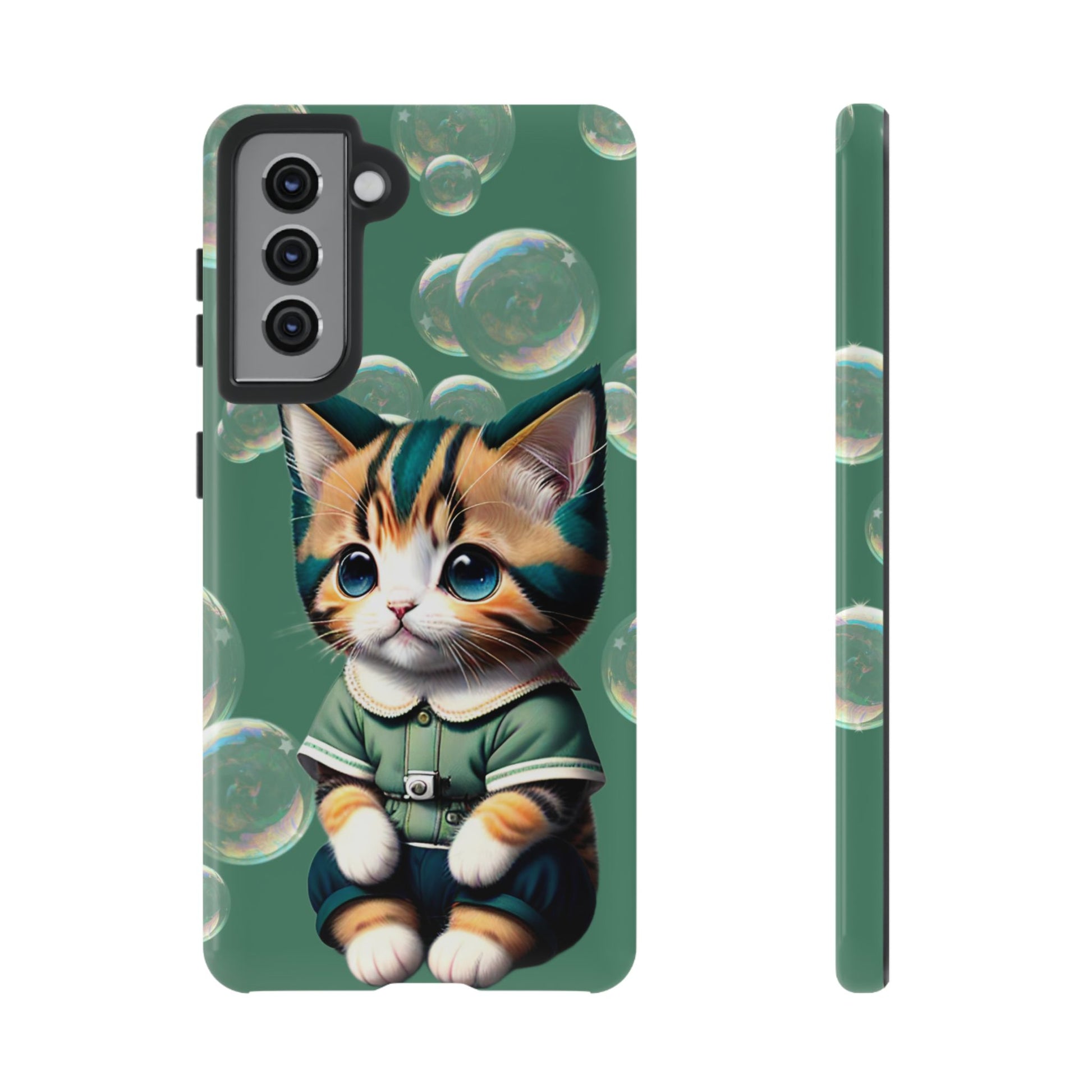 Cute Green Kitten Phone Case - Viva Phone Boutique 