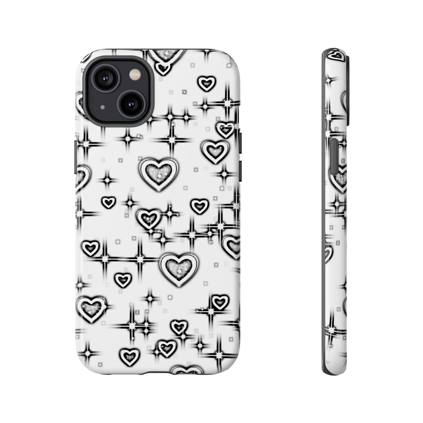 Sketch Hearts Phone Case - Viva Phone Boutique 