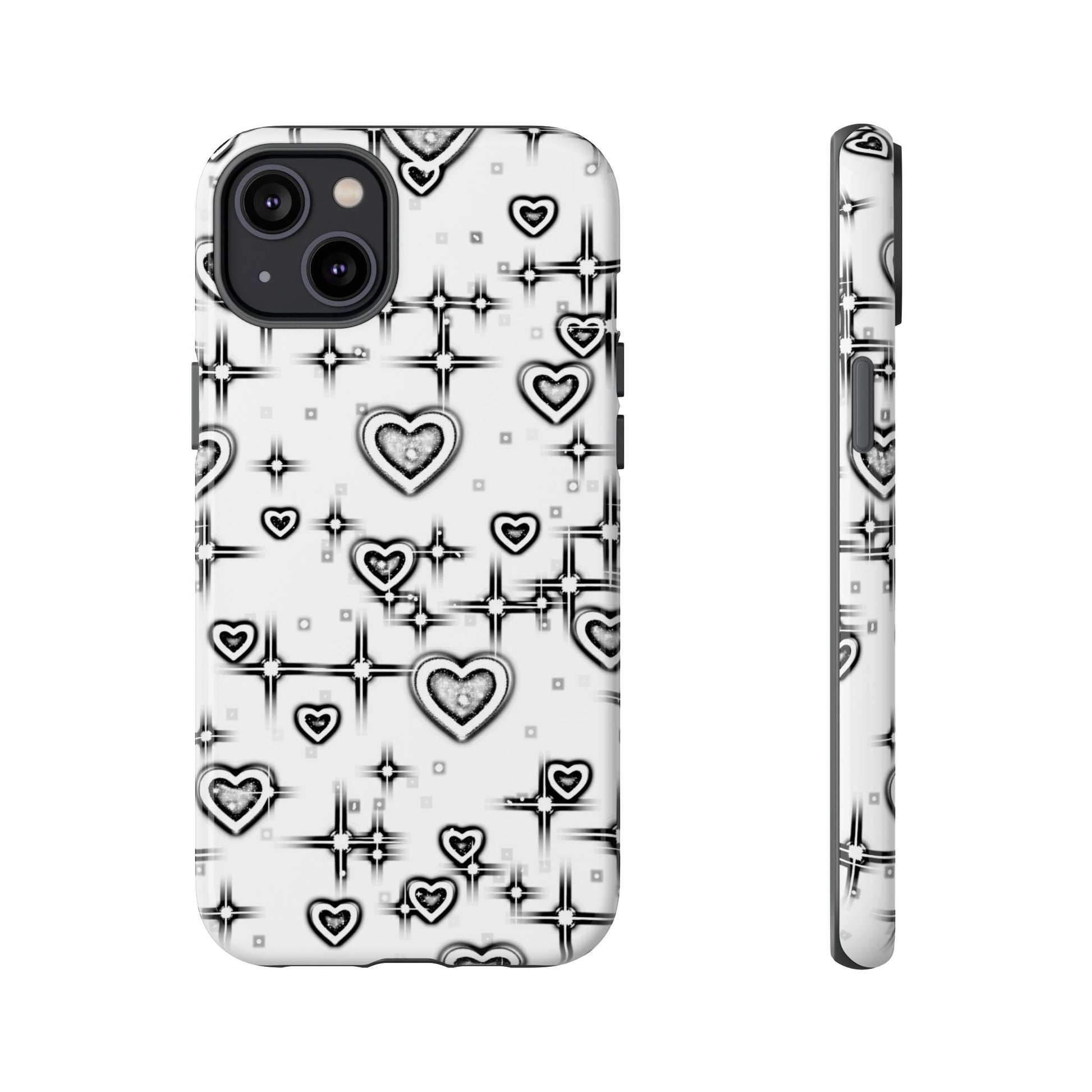 Sketch Hearts Phone Case - Viva Phone Boutique 