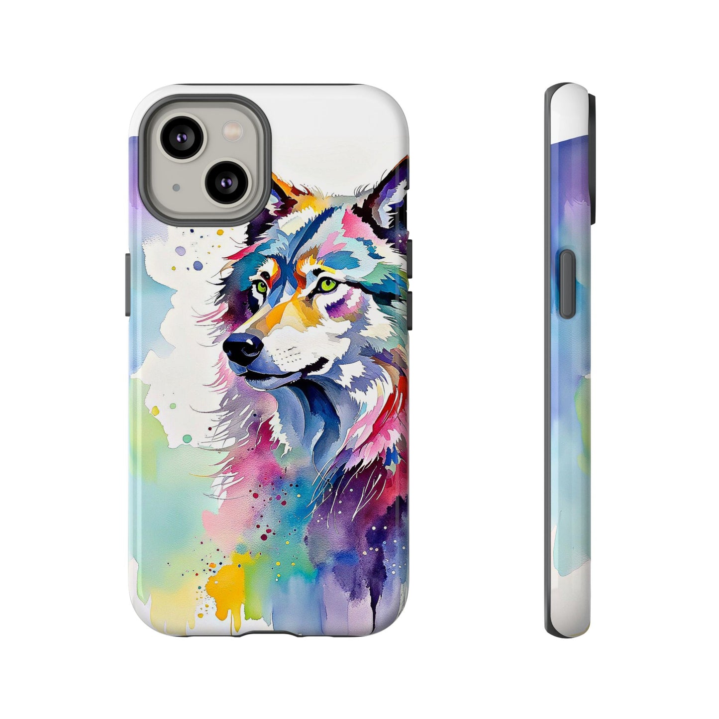 Watercolor Wolf Phone Case - Viva Phone Boutique 
