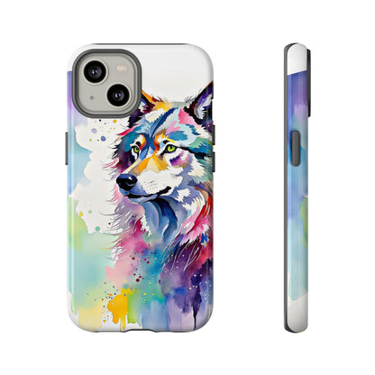 Watercolor Wolf Phone Case - Viva Phone Boutique 
