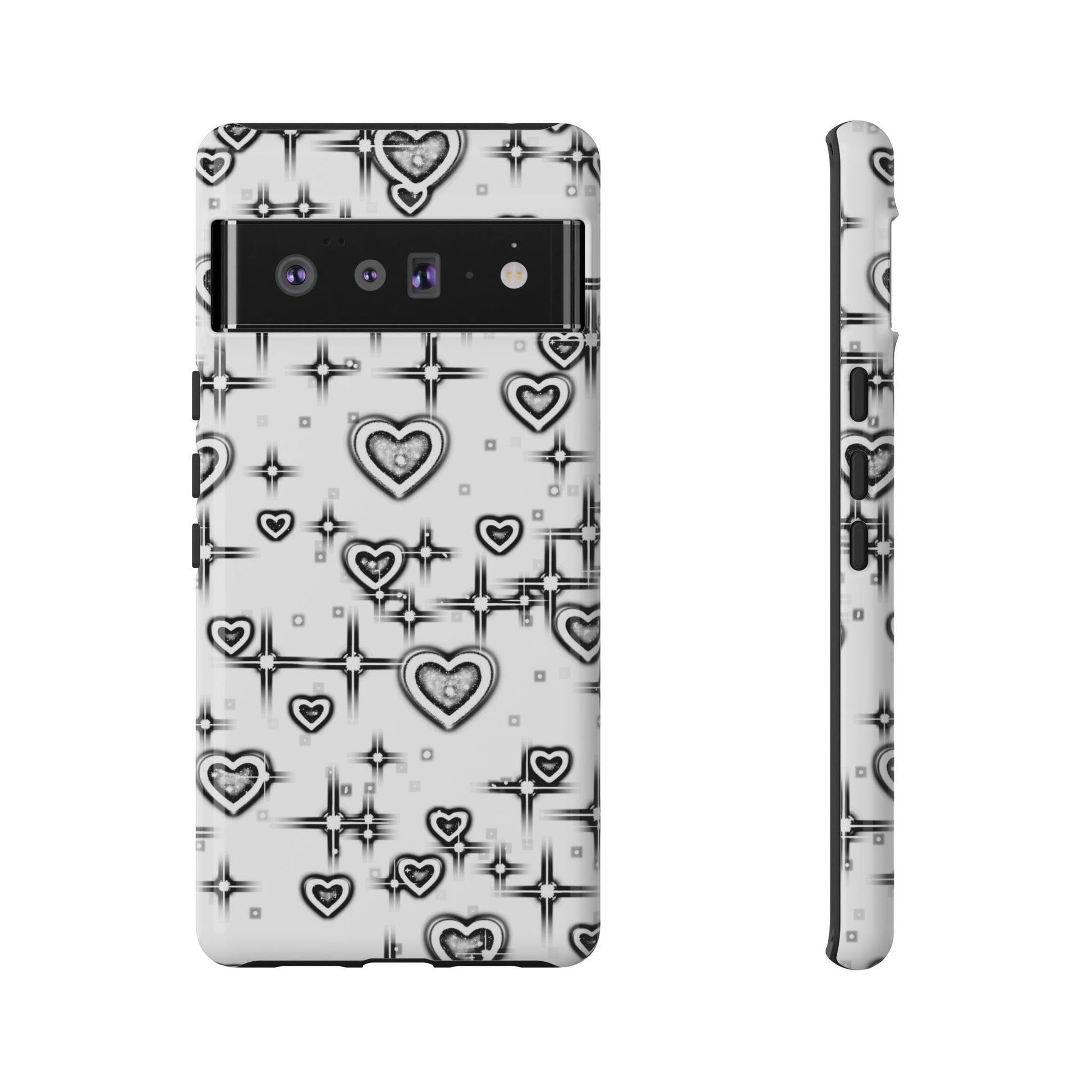 Sketch Hearts Phone Case - Viva Phone Boutique 