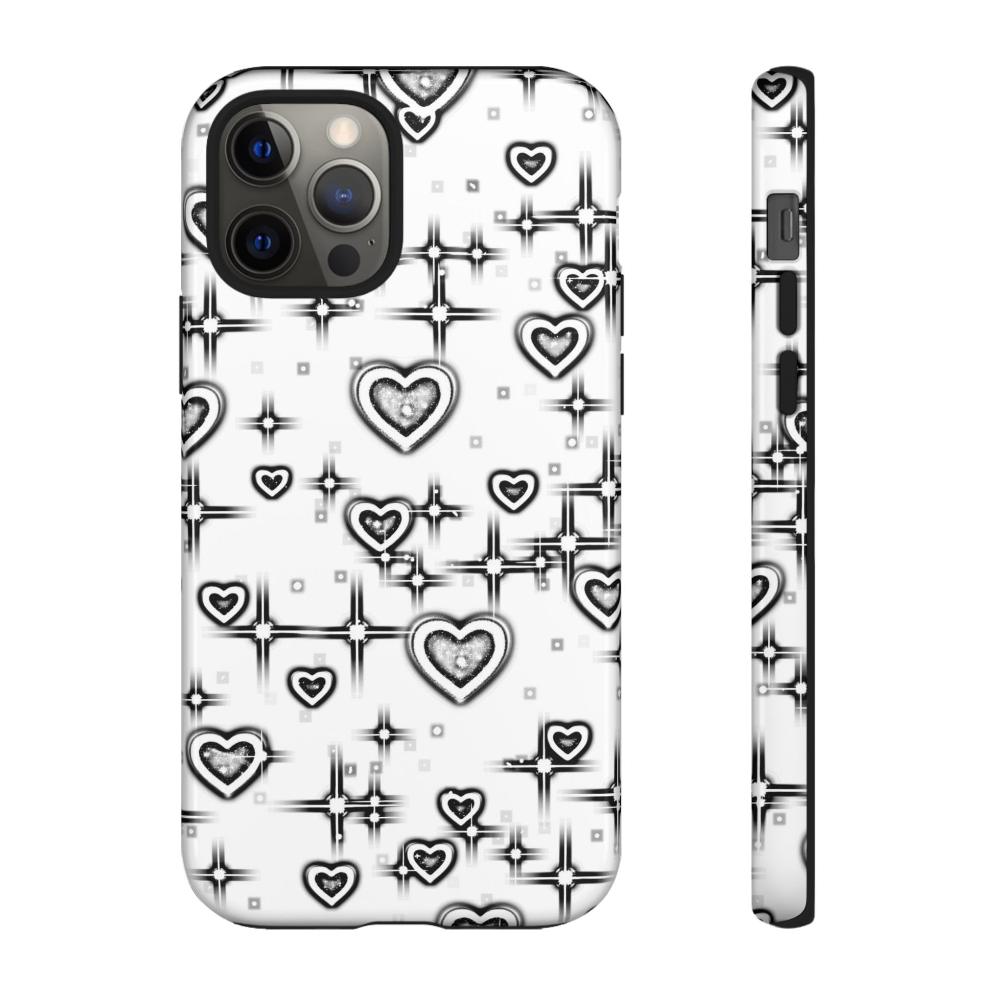 Sketch Hearts Phone Case - Viva Phone Boutique 