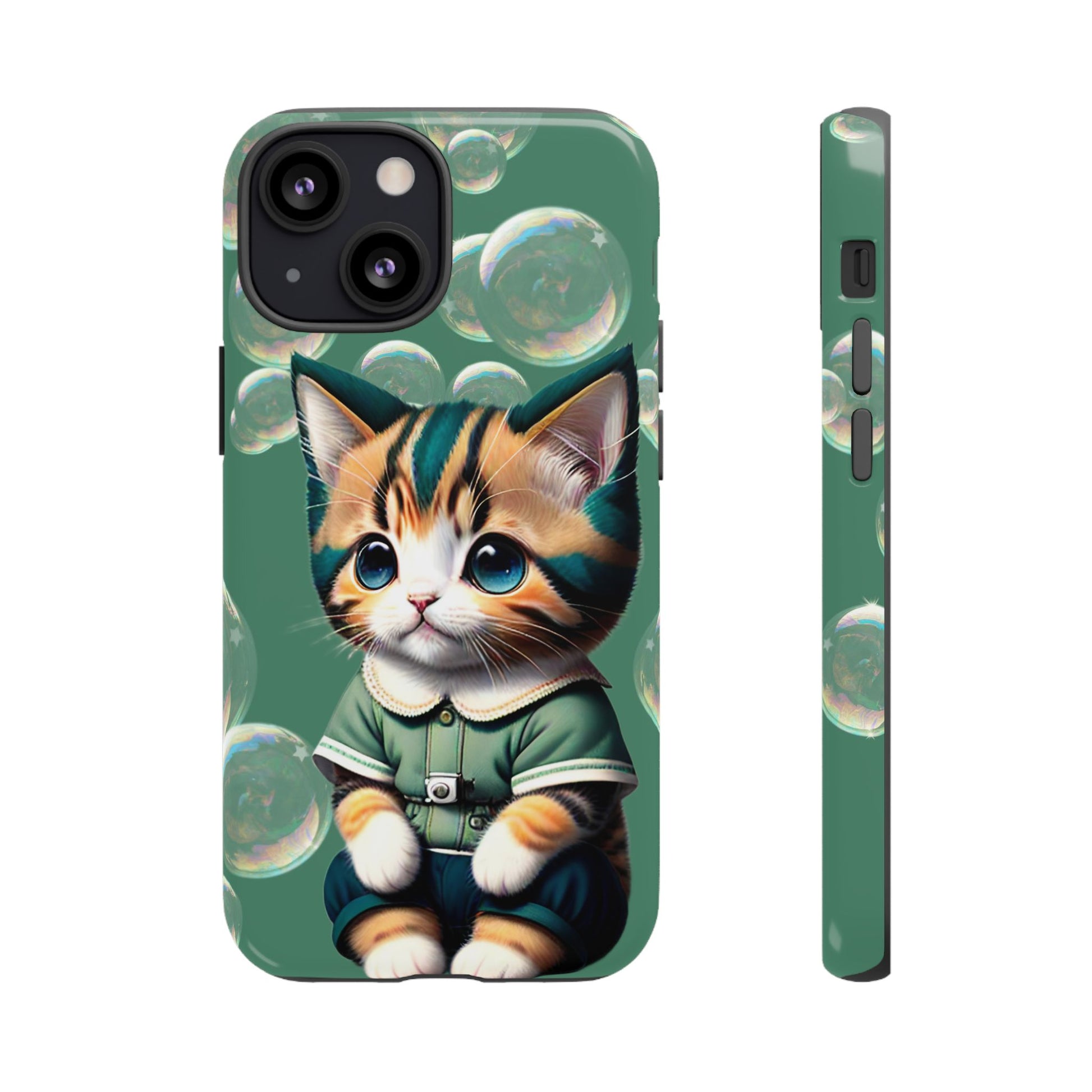 Cute Green Kitten Phone Case - Viva Phone Boutique 