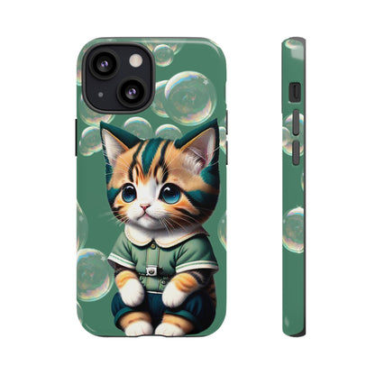 Cute Green Kitten Phone Case - Viva Phone Boutique 