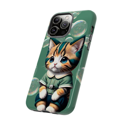 Cute Green Kitten Phone Case - Viva Phone Boutique 