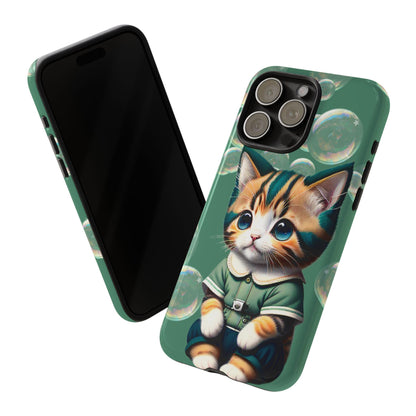 Cute Green Kitten Phone Case - Viva Phone Boutique 