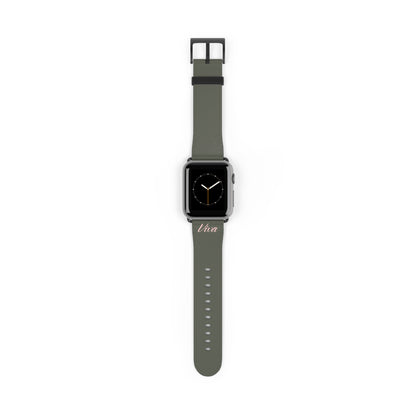 Vintage Green Faux Leather Apple Watch Band - Viva Phone Boutique 