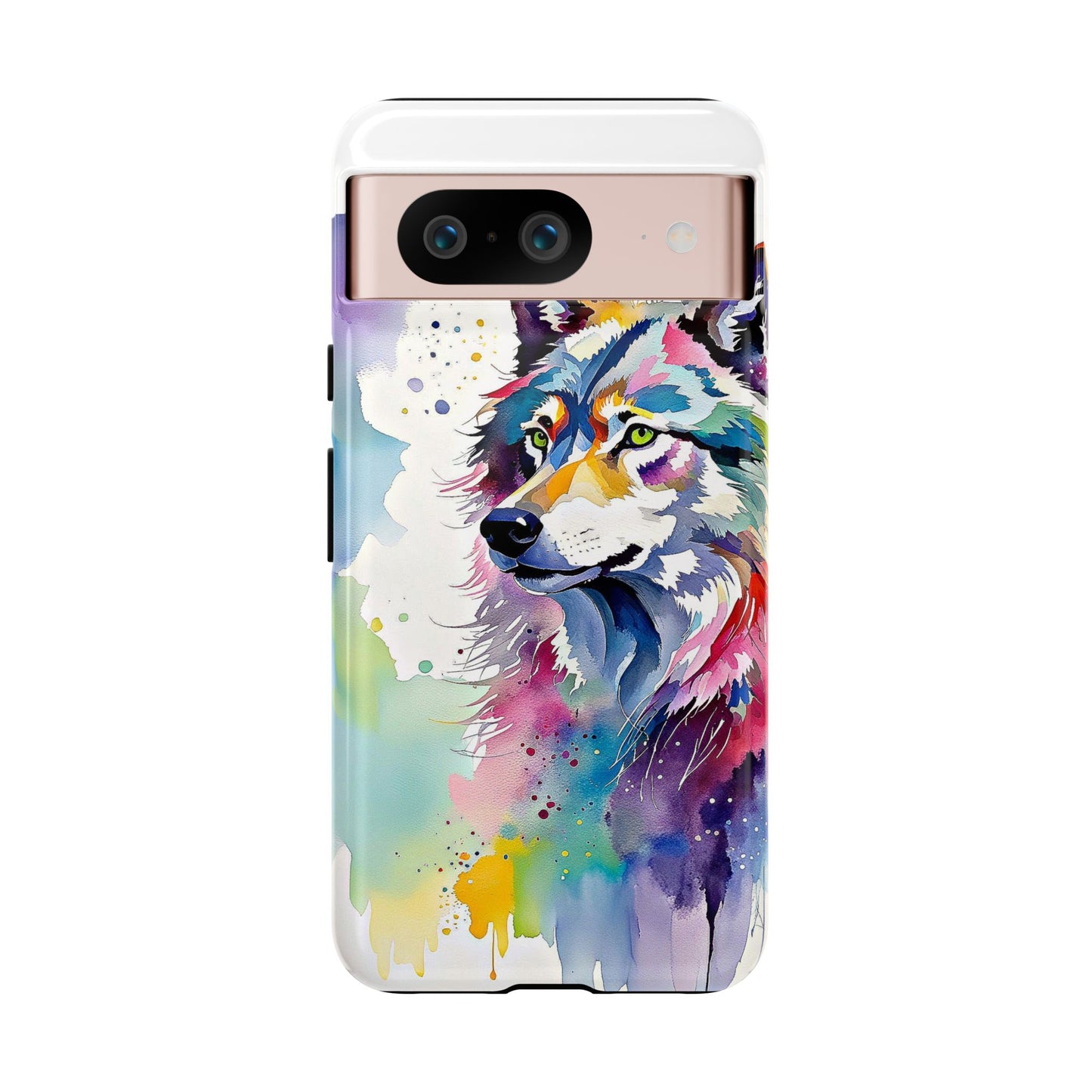 Watercolor Wolf Phone Case