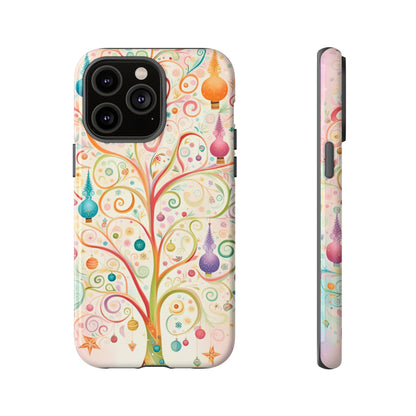 Whimsical Christmas Tree Phone Case