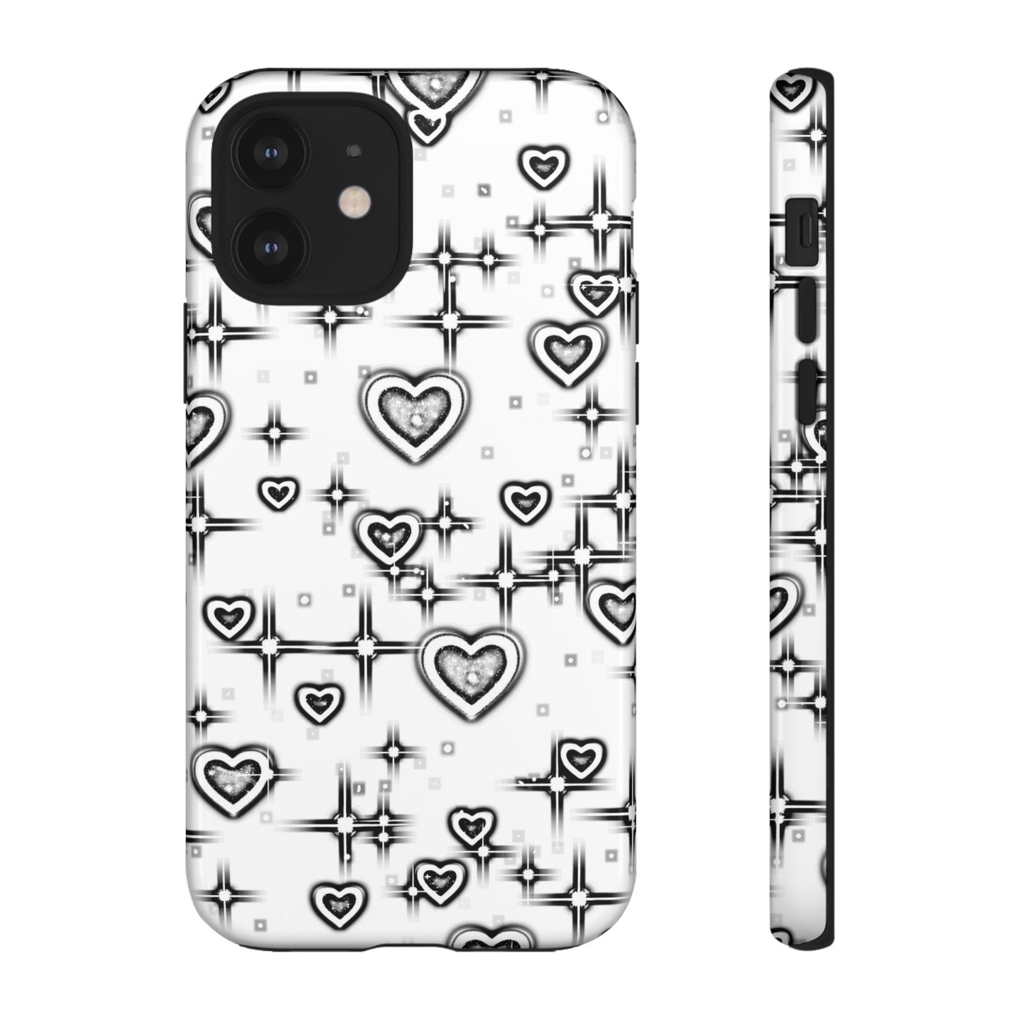 Sketch Hearts Phone Case - Viva Phone Boutique 