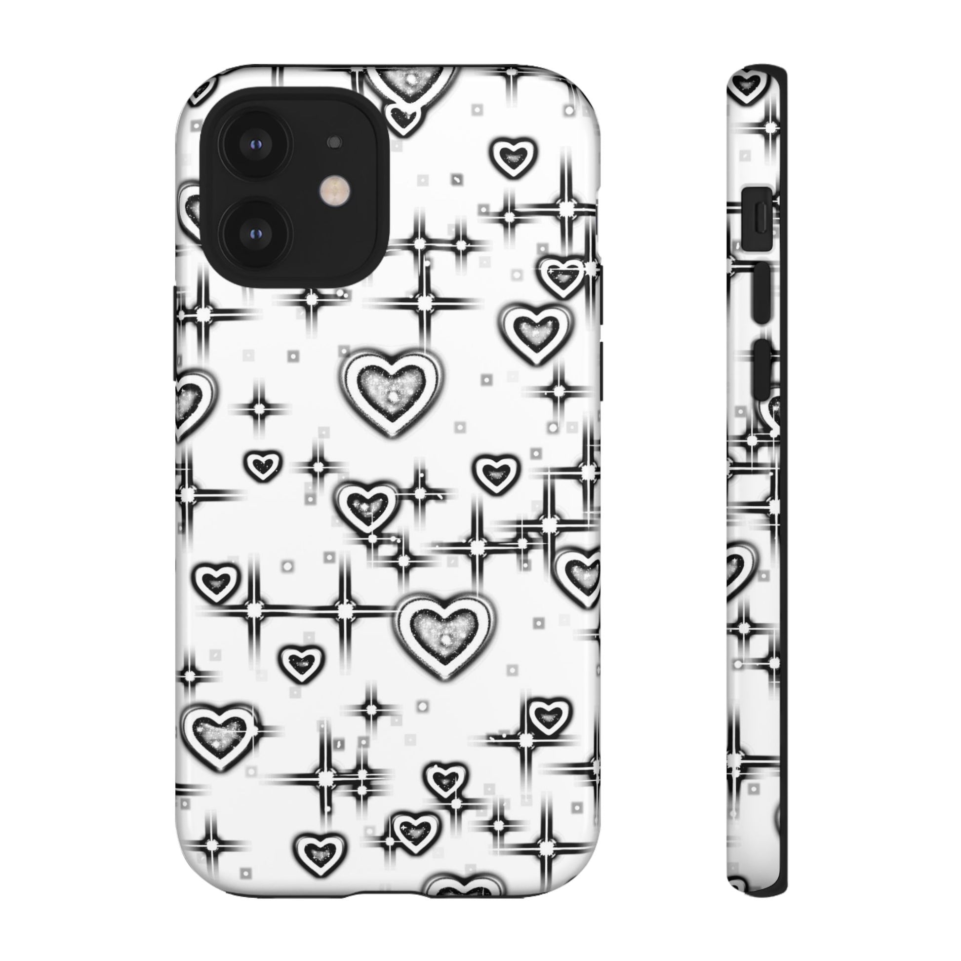 Sketch Hearts Phone Case - Viva Phone Boutique 
